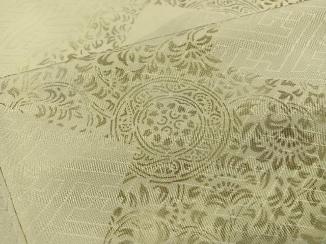 平和屋着物●訪問着　刺繍　草花文　暈し染め　正絹　逸品　AABI4841ph