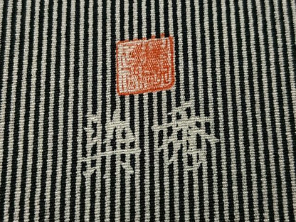 平和屋着物●江戸小紋　訪問着　作家物　染秀　寄せ小紋柄　正絹　逸品　AABI4853ph
