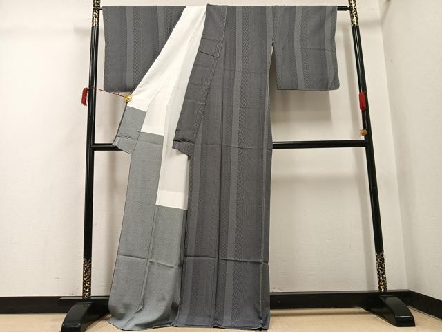 平和屋着物●江戸小紋　寄せ小紋柄　正絹　逸品　未使用　AABI4870ph