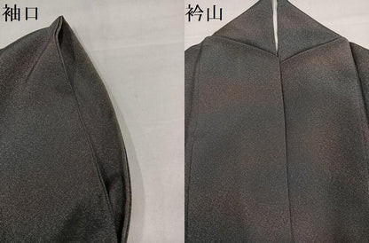 平和屋着物●上質な小紋　霞文　暈し染め　正絹　逸品　AABI4887ph