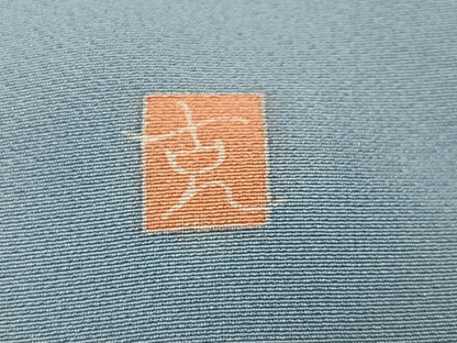 平和屋着物●訪問着　友禅　作家物　風景草花文　暈し染め　正絹　逸品　未使用　AABI4888ph