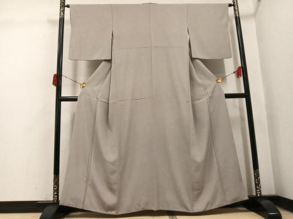平和屋着物●江戸小紋　極小鮫小紋柄　正絹　逸品　AABI4890ph