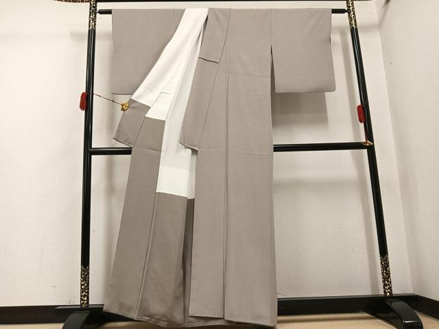 平和屋着物●江戸小紋　極小鮫小紋柄　正絹　逸品　AABI4890ph