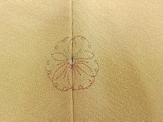 平和屋着物●訪問着　地紙花文　金彩　正絹　逸品　AABI4898ph