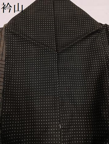 平和屋着物●本場大島紬　カタス7マルキ　間道　正絹　逸品　AABI4900ph