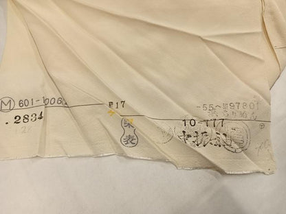 平和屋着物●豪華振袖　友禅　作家物　幸雄　枝花文　浜ちりめん　仮絵羽　逸品　未使用　AABI4901ph
