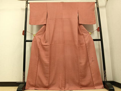 平和屋着物●日展作家　山本唯与志　レリーフ染　小紋　霞文　暈し染め　正絹　逸品　AABI4908ph