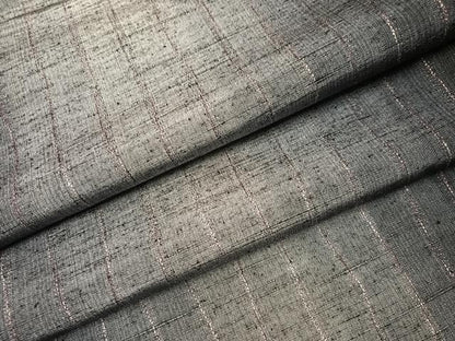 平和屋着物●上質な紬　間道　正絹　逸品　AABI4920ph