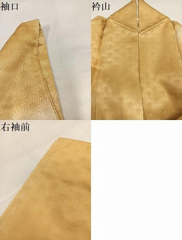 平和屋着物●訪問着　霞菊青海波　正絹　逸品　AABI4945ph