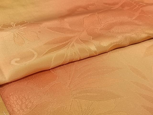 平和屋着物▽上質な小紋　単衣　霞文　暈し染め　正絹　逸品　AABI4967jh