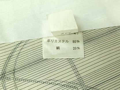 平和屋着物▽小紋　単衣　抽象文様　AABI5012jh