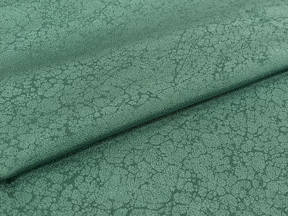 平和屋着物▽上質な色無地　単衣　氷割れ地紋　白群色　正絹　逸品　AABI5024jh