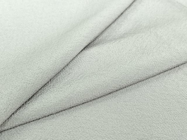 平和屋着物▽上質な色無地　単衣　暁鼠色　正絹　逸品　AABI5025jh