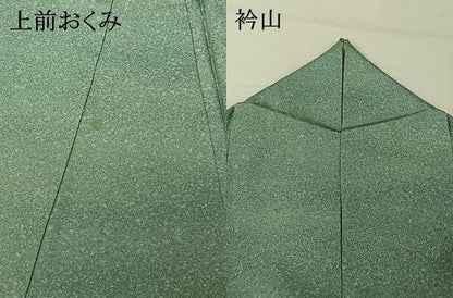 平和屋着物▽訪問着　単衣　刺繍　花丸文　金彩　正絹　逸品　AABI5039jh