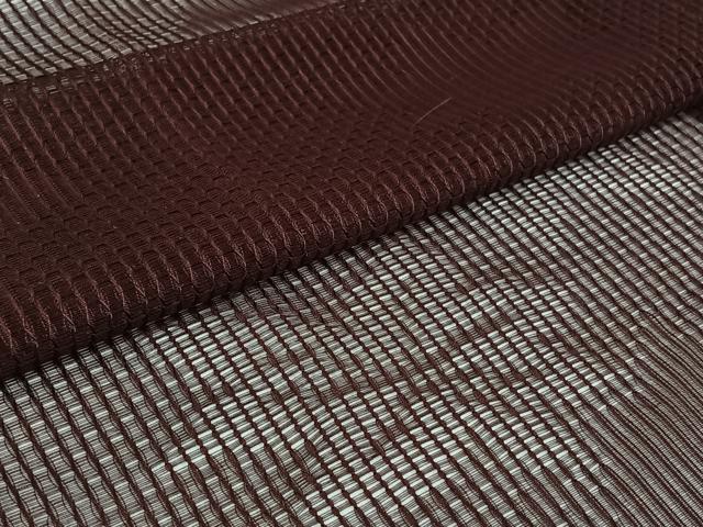 平和屋着物▽道行コート　スリーシーズン　春夏秋　塵除け　舞葉文　正絹　逸品　AABI5057jh