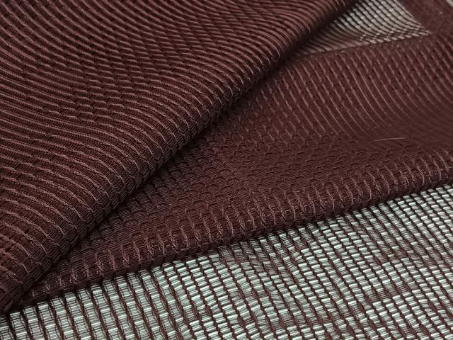 平和屋着物▽道行コート　スリーシーズン　春夏秋　塵除け　舞葉文　正絹　逸品　AABI5057jh