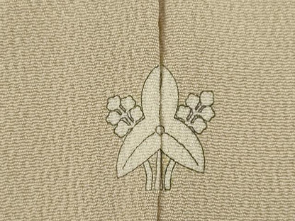 平和屋着物●松尾光琳　色留袖　色紙重ね文　銀彩　正絹　逸品　AABI5087ck