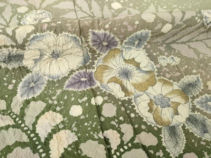 平和屋着物●豪華色留袖　作家物　辻が花　絞り　流水花文　暈し染め　金彩　正絹　逸品　AABI5091ck