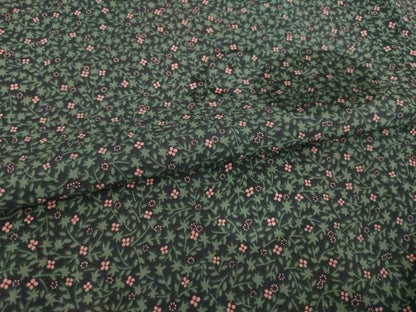 平和屋着物●上質な小紋　小花文　正絹　逸品　AABI5098ck