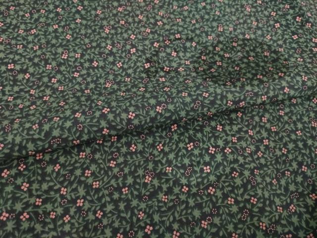 平和屋着物●上質な小紋　小花文　正絹　逸品　AABI5098ck