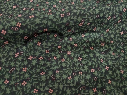 平和屋着物●上質な小紋　小花文　正絹　逸品　AABI5098ck
