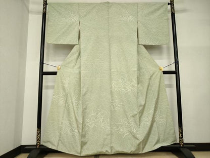 平和屋着物●本場大島紬　染大島　訪問着　ろうけつ染　葉尽くし　正絹　逸品　AABI5103ck