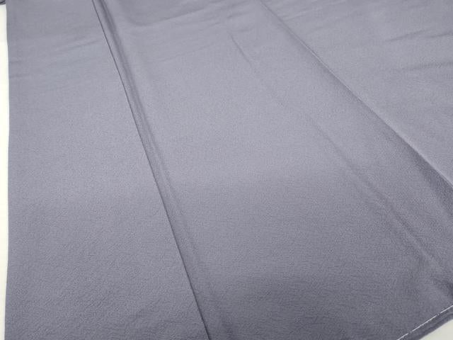 平和屋着物●上質な色無地　濃鼠色　正絹　逸品　未使用　AABI5114ck