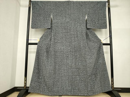 平和屋着物●上質な小紋　舞蝶文　正絹　逸品　AABI5125ck