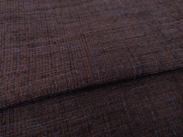 平和屋着物●上質な紬　霞文　正絹　逸品　AABI5135ck