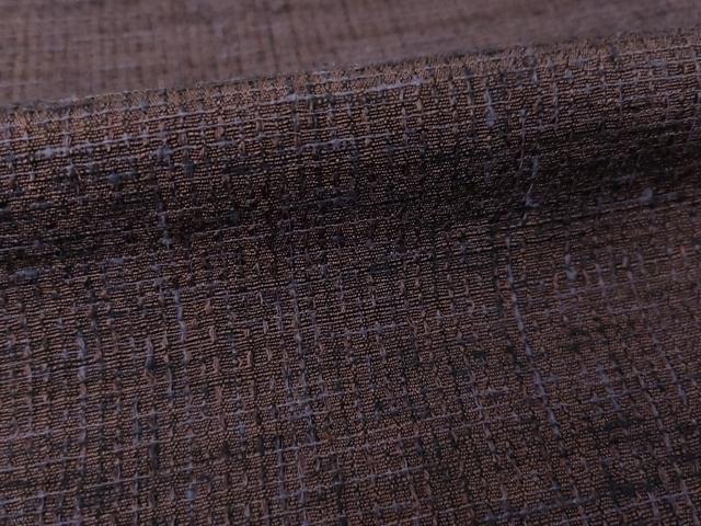 平和屋着物●上質な紬　霞文　正絹　逸品　AABI5135ck
