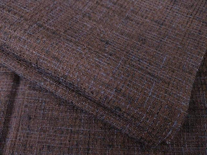 平和屋着物●上質な紬　霞文　正絹　逸品　AABI5135ck