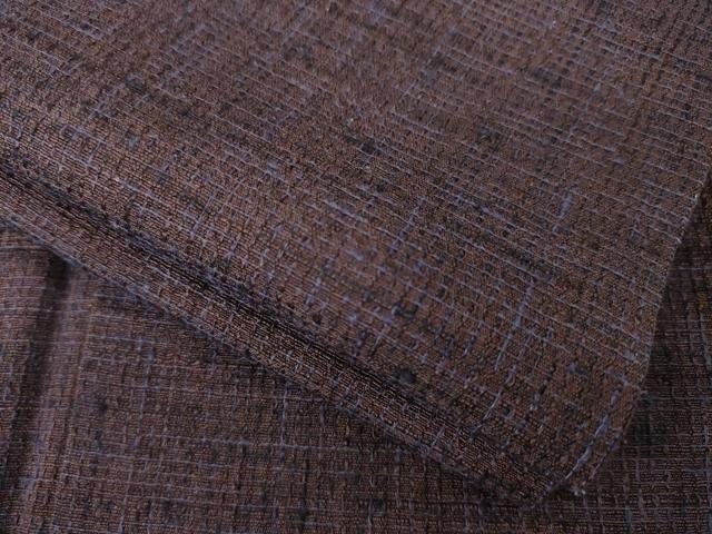 平和屋着物●上質な紬　霞文　正絹　逸品　AABI5135ck