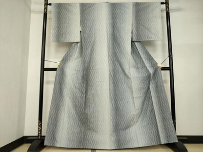 平和屋着物●上質な紬　間道　正絹　逸品　AABI5136ck