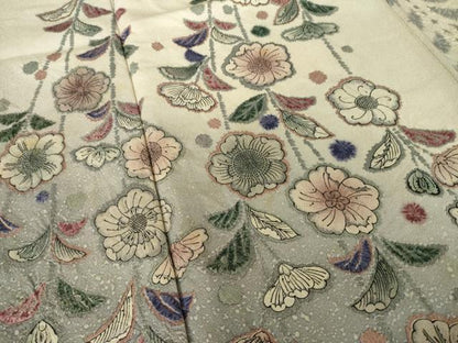 平和屋着物●訪問着　辻が花　絞り　暈し染め　正絹　逸品　AABI5138ck