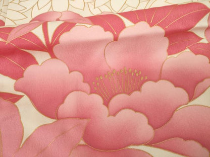 平和屋着物●豪華振袖　駒刺繍　花尽くし　金彩　正絹　逸品　AABI5142ck