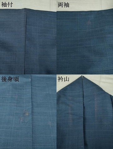 平和屋着物●京の名門　じゅらく謹製　紬　訪問着　漢方草木染　流水文　ロング丈　正絹　逸品　AABI5151ck