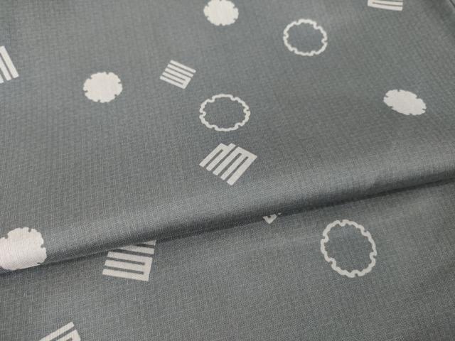 平和屋着物●本場大島紬　染大島　小紋　雪輪　源氏香　正絹　逸品　AABI5154ck