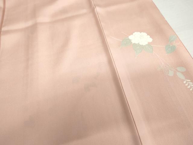 平和屋着物●訪問着　友禅　枝花文　暈し染め　正絹　逸品　AABI5168cs