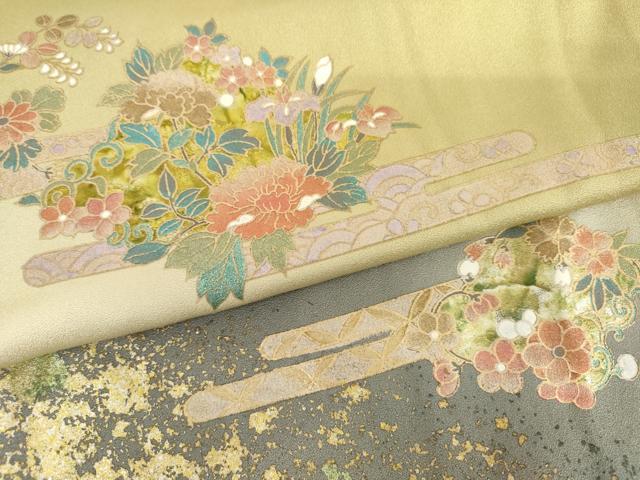 平和屋着物○訪問着 中国三大刺繍 汕頭刺繍 スワトウ刺繍 エ霞