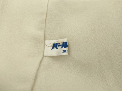 平和屋着物●豪華振袖　友禅　駒刺繍　束ね熨斗花扇文　金彩　正絹　逸品　AABI5184cs