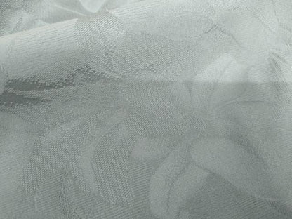 平和屋着物●上質な色無地　草花地紋　秘色色　正絹　逸品　未使用　AABI5206cs