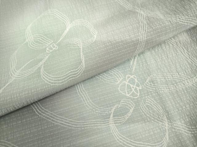 平和屋着物●上質な小紋　舞花文　暈し染め　正絹　逸品　AABI5222cs