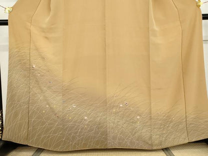 平和屋着物●訪問着　玩具文　暈し染め　金彩　正絹　逸品　AABI5224cs