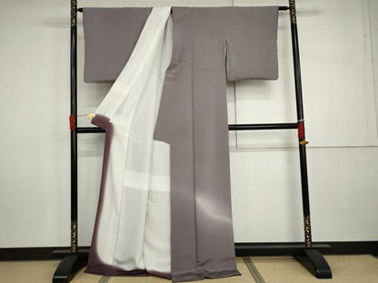 平和屋着物●豪華色留袖　霞文　鬼しぼ縮緬　ロング丈　正絹　逸品　AABI5247cs