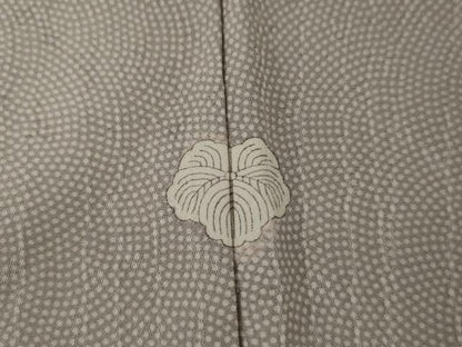 平和屋着物●上質な小紋　雲取り文　暈し染め　高島屋扱い　正絹　逸品　AABI5259cs