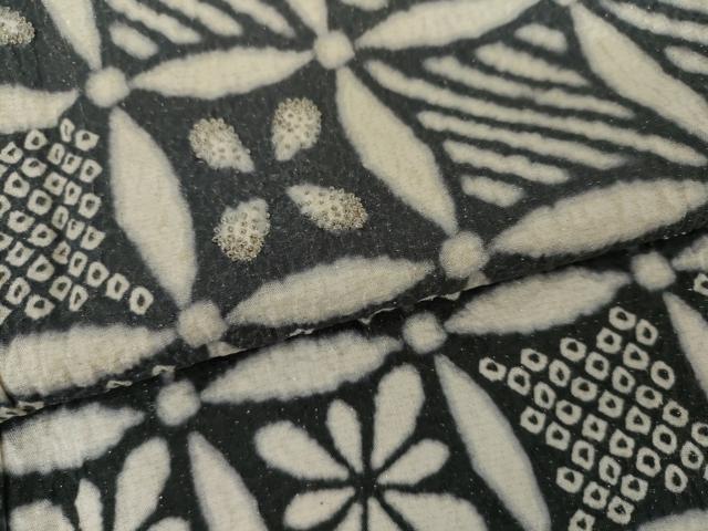 平和屋着物●訪問着　中国三大刺繍　相良刺繍　絞り　七宝花文　暈し染め　金通し地　三越扱い　正絹　逸品　AABI5260cs