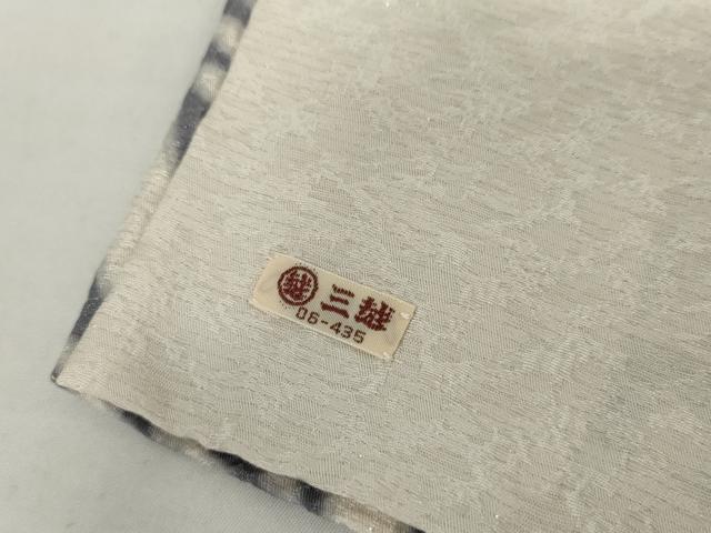 平和屋着物●訪問着　中国三大刺繍　相良刺繍　絞り　七宝花文　暈し染め　金通し地　三越扱い　正絹　逸品　AABI5260cs