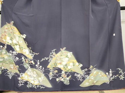 平和屋着物●豪華色留袖　友禅　松竹梅文　暈し染め　金彩　正絹　逸品　未使用　AABI5266cs