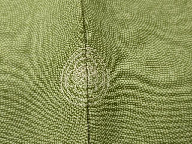 平和屋着物●樋口実　江戸小紋　極小鮫小紋柄　三越扱い　正絹　逸品　AABI5268cs