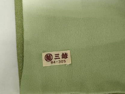 平和屋着物●樋口実　江戸小紋　極小鮫小紋柄　三越扱い　正絹　逸品　AABI5268cs